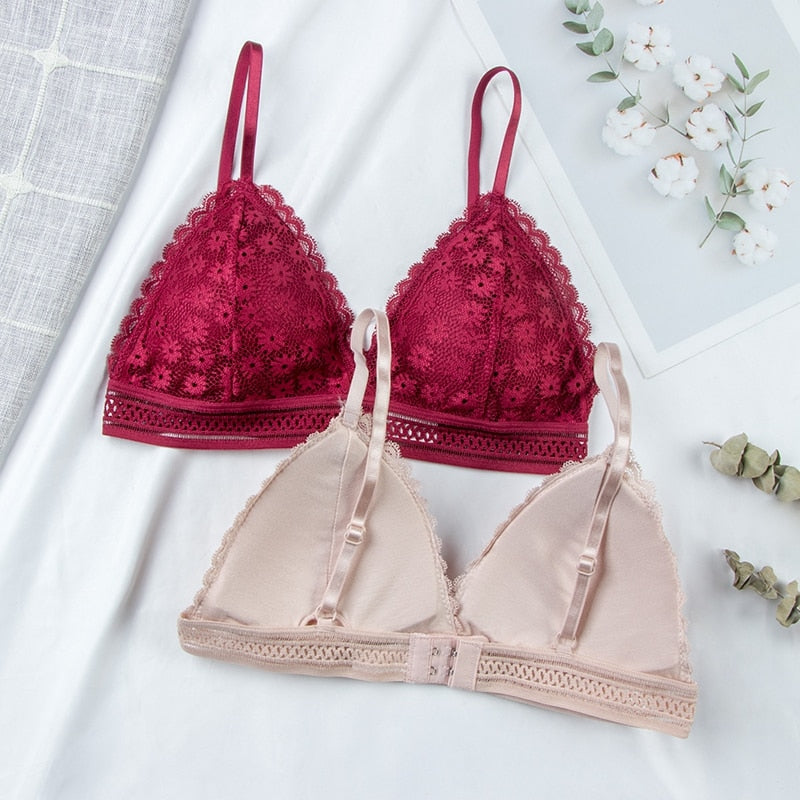 Sexy Floral Lace Bra – ActiveStyle Emporium