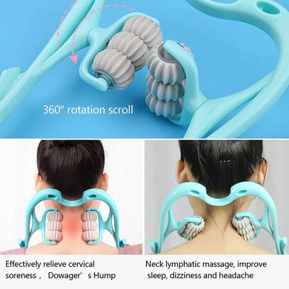Manual Shoulder and Neck Massage Roller