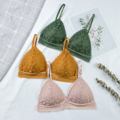 Multicolor Sexy Floral Lace Bra 