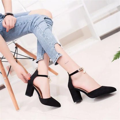 Pointed Toe Pumps Heel Shoes