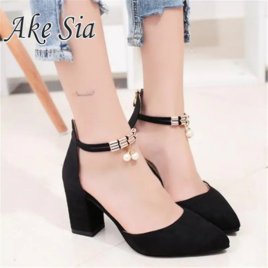 Pointed Toe Pumps Heel Shoes