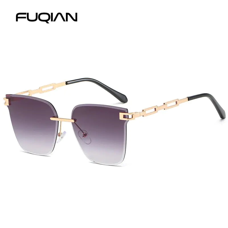 Cat Eye Sunglasses Frameless UV400