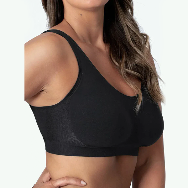 black sports bra non padding