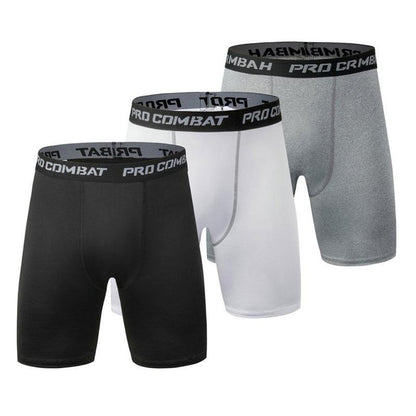 Men's Fitness Elastic Shorts pack of 3